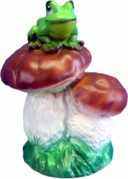 Paddestoel met kikker