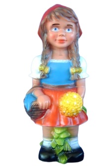 Roodkapje tuinbeeld