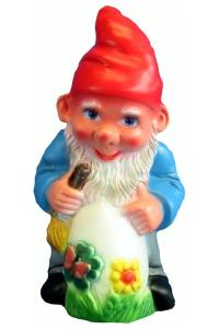 Tuinkabouter met ei