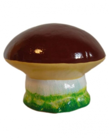 Kleine paddenstoel van terracotta