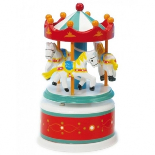 Carrousel met paarden