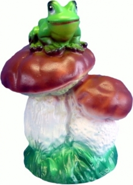 Paddestoel met kikker