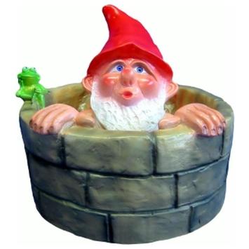 Tuinkabouter in waterput